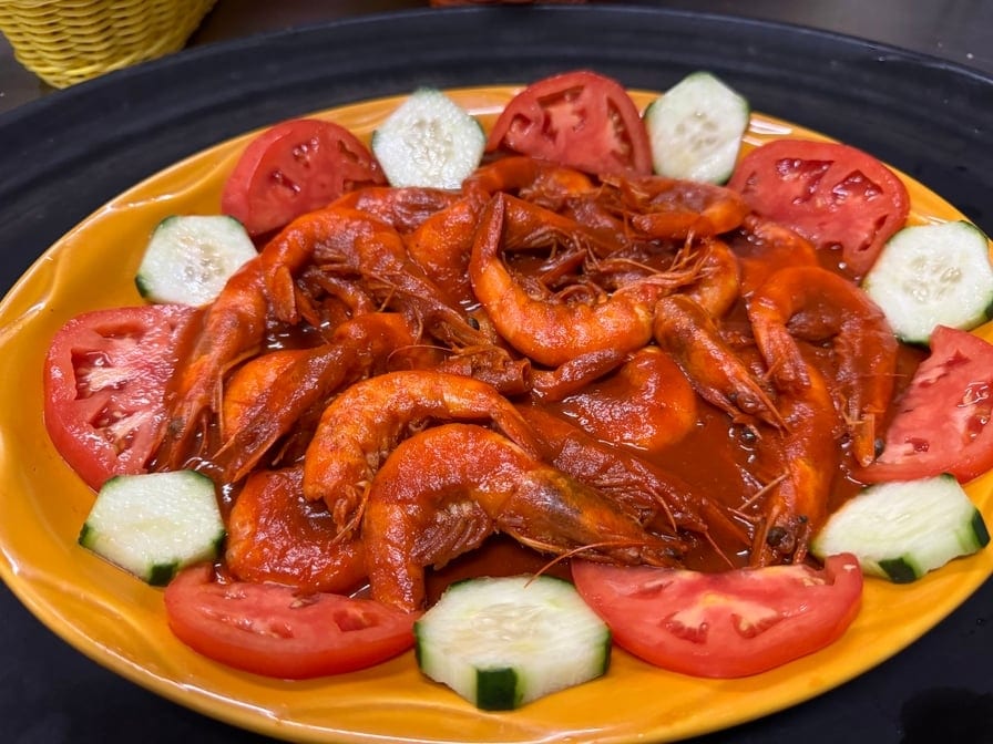Camarones a La Cucaracha.