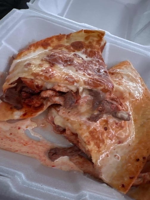 Baja Super Quesadilla.