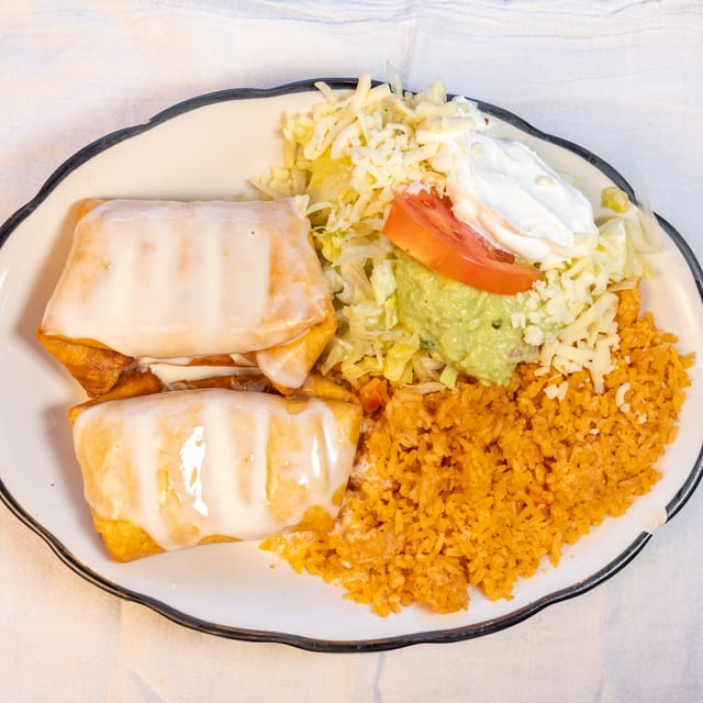 Chimichangas.