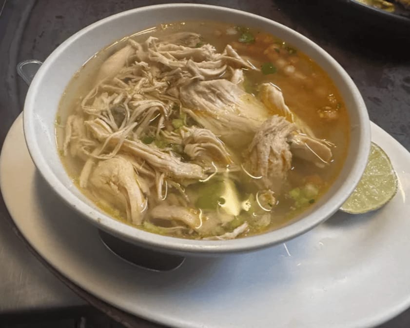 Mexico City Style Chicken Soup.