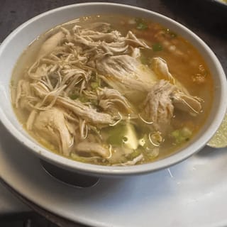 Mexico City Style Chicken Soup