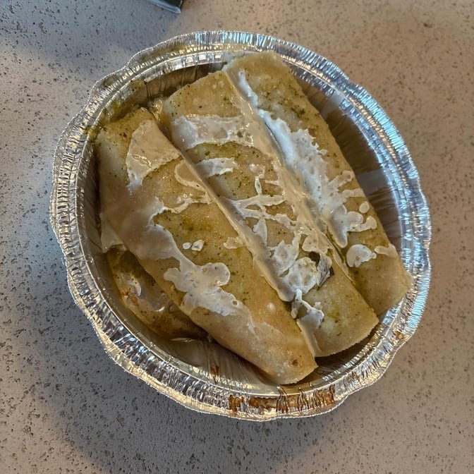 Enchiladas Verdes.