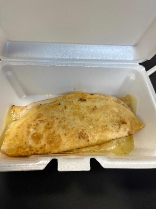 (2) Cheese Quesadillas.