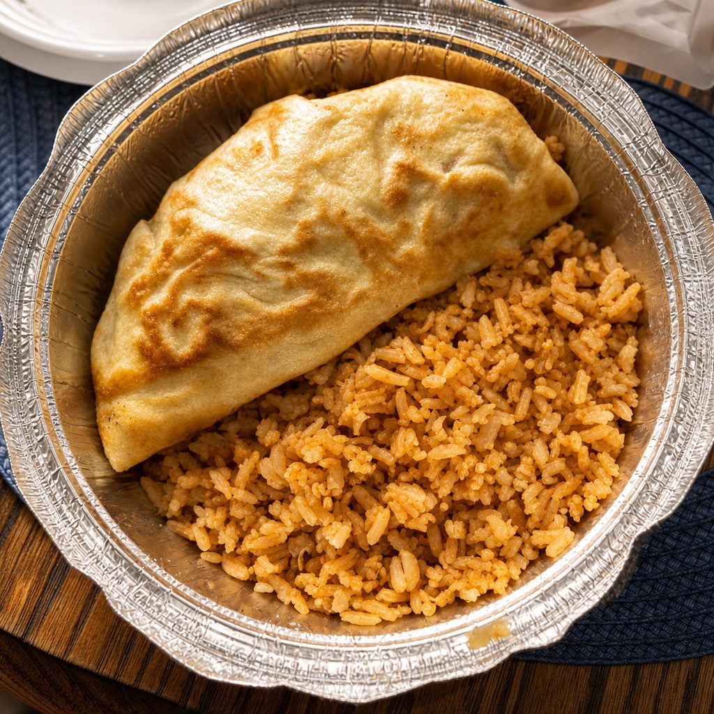 Kids #5. One Quesadilla W/Rice.