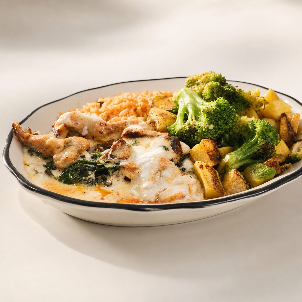 Pollo Con Crema.