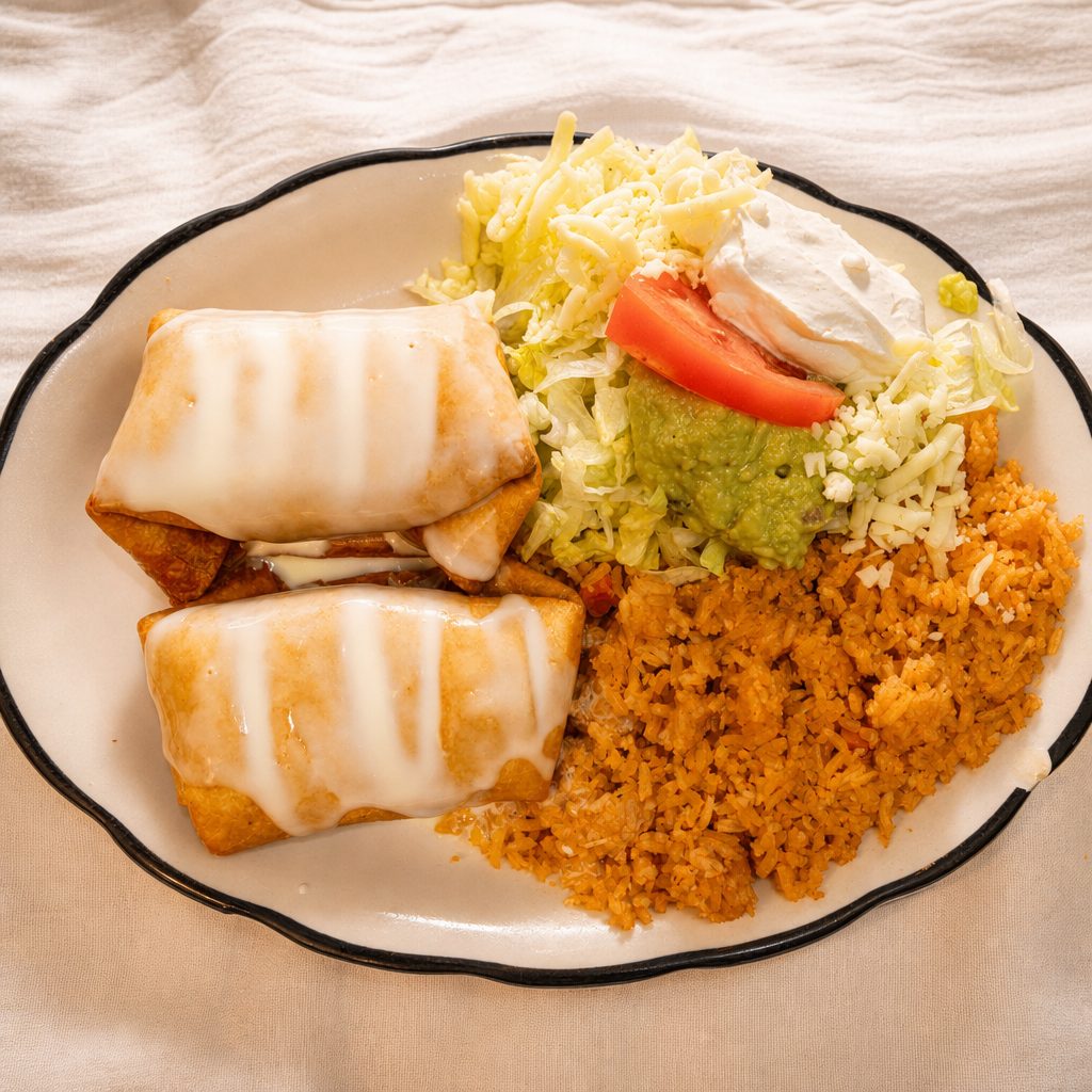 Chimichangas.