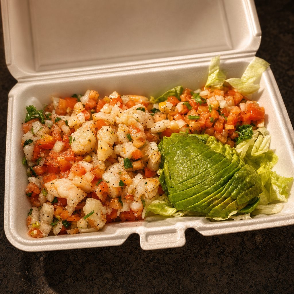 Ceviche Camarón.